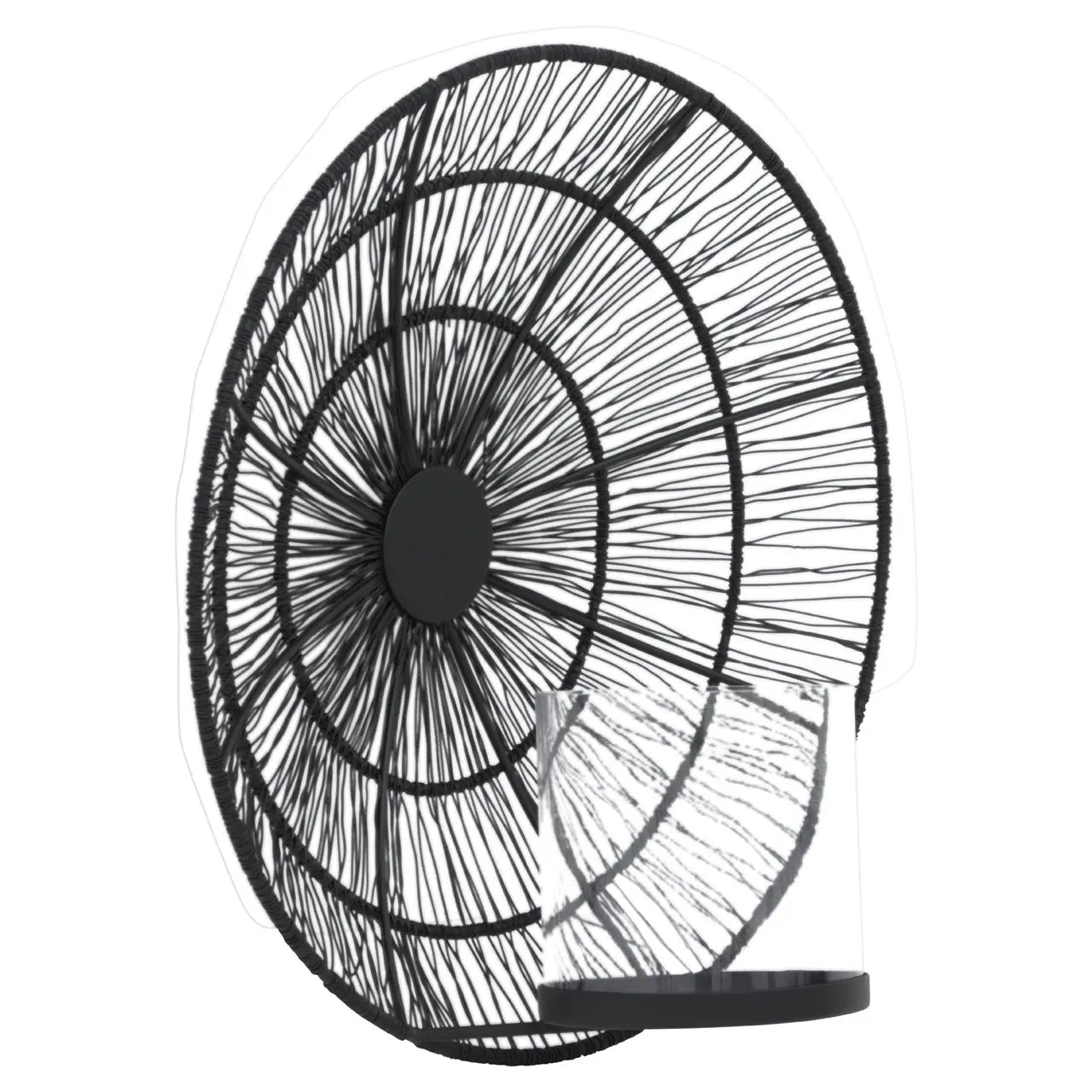 Enzo Wire Wall Sconce In Black