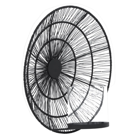 Enzo Wire Wall Sconce In Black