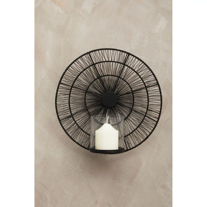 Enzo Wire Wall Sconce In Black