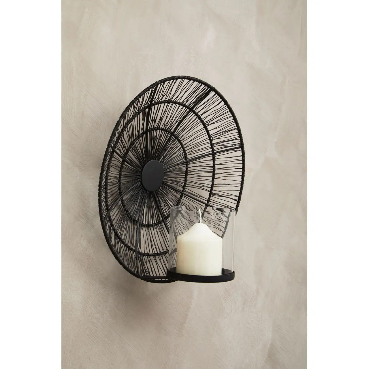Enzo Wire Wall Sconce In Black