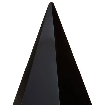 Carrie Glass Crystal Ornament In Black