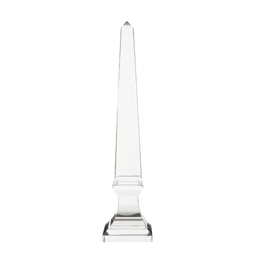 Carrie Large Crystal Obelisk In Clear
