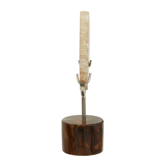 Relic Petrified Wood Sculpture In Natural
