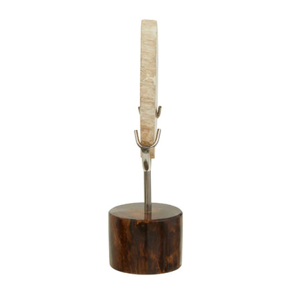 Relic Petrified Wood Sculpture In Natural