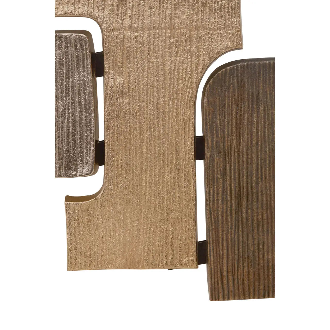 Simbolo Assorted Metal Wall Sculpture In Gold