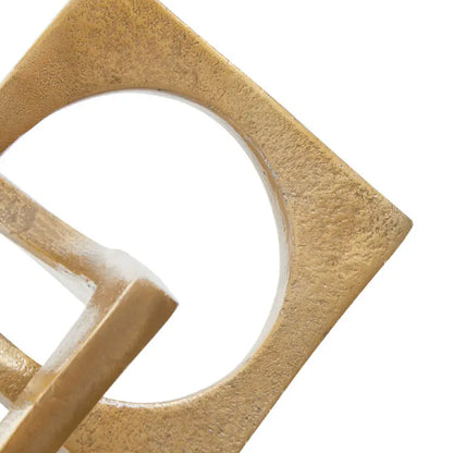 Prato Aluminium Sculpture In Gold