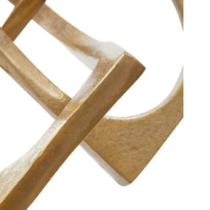 Prato Aluminium Sculpture In Gold