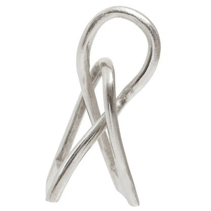 Prato Small Cast Aluminium Sculpture In Black Nickel