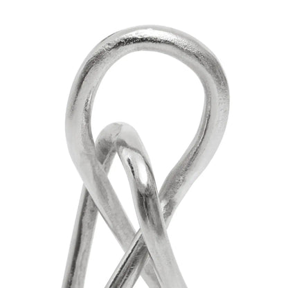 Prato Small Cast Aluminium Sculpture In Black Nickel