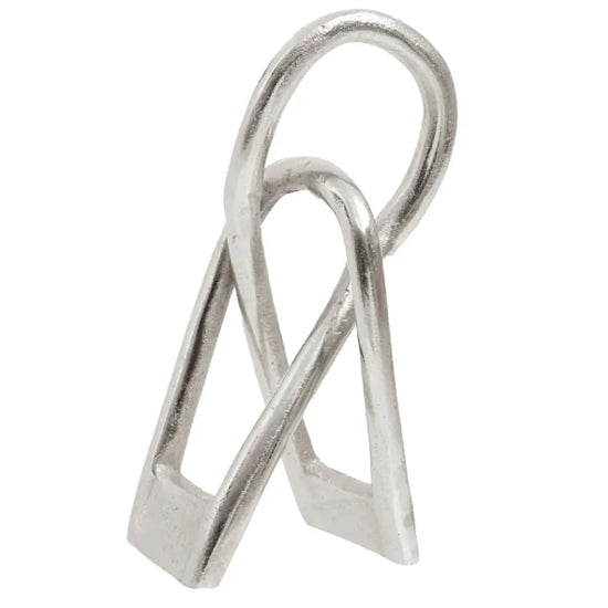 Prato Small Cast Aluminium Sculpture In Black Nickel