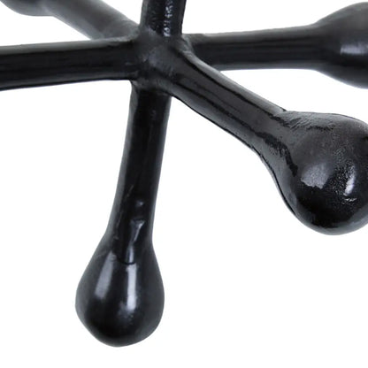 Prato Cast Aluminium Abstract Sculpture In Black