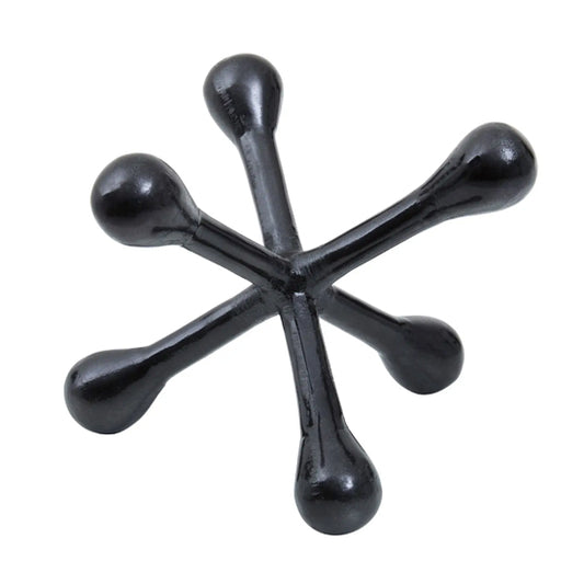 Prato Cast Aluminium Abstract Sculpture In Black
