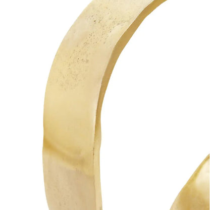 Prato Metal Knot Sculpture In Gold