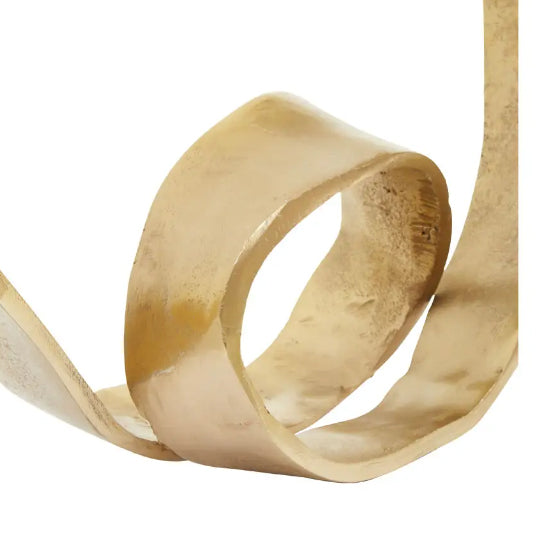 Prato Metal Knot Sculpture In Gold