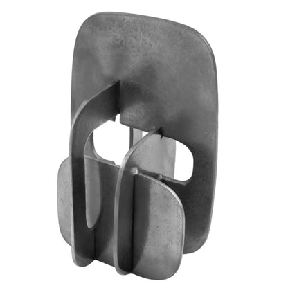 Prato Aluminium Abstract Sculpture In Black Nickel