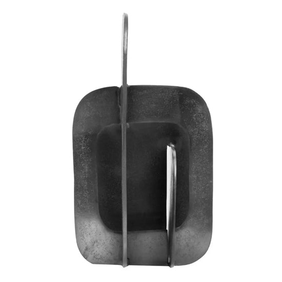Prato Aluminium Abstract Sculpture In Black Nickel