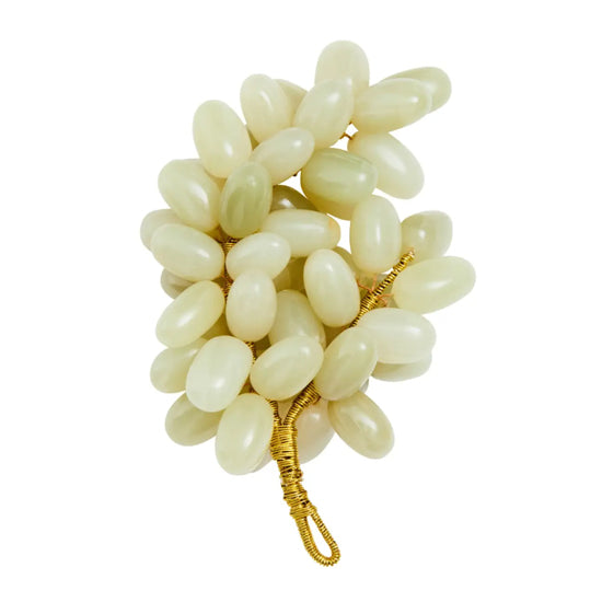 Oleena Onyx Decorative Grapes In Green