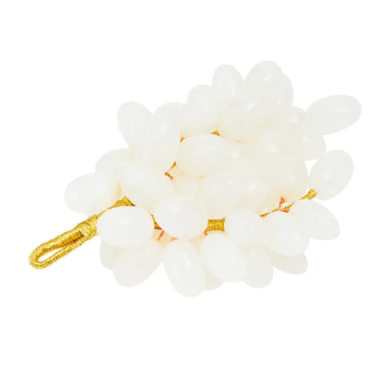 Oleena Onyx Decorative Grapes In White