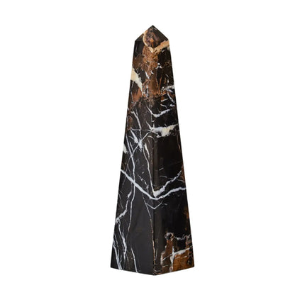 Salmo Large Marble Obelisk In Black