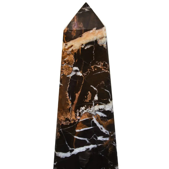 Salmo Large Marble Obelisk In Black