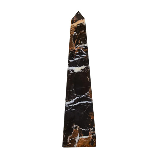 Salmo Large Marble Obelisk In Black