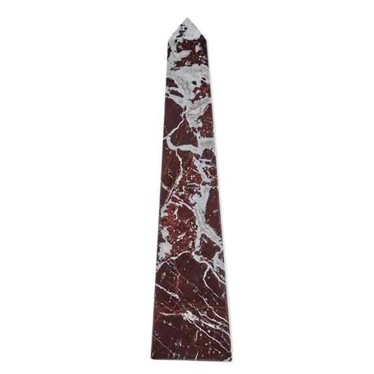 Salmo Large Marble Obelisk In Red