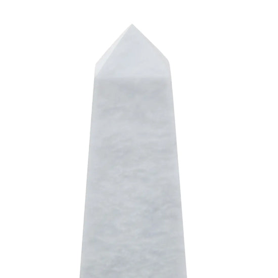 Salmo Small Marble Obelisk In White