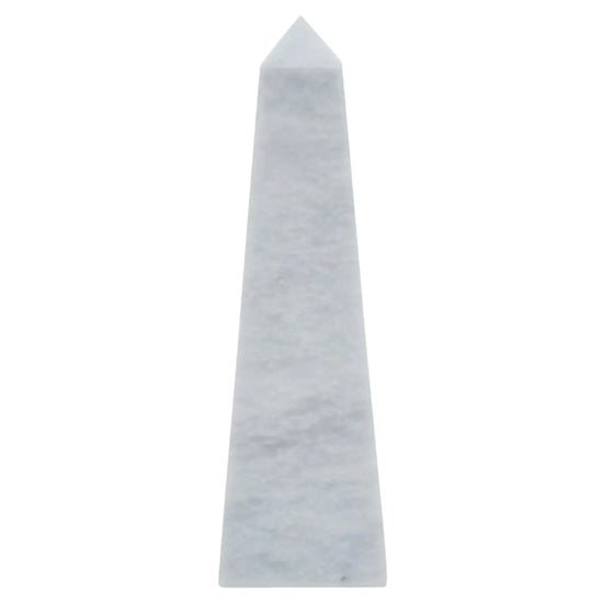 Salmo Small Marble Obelisk In White