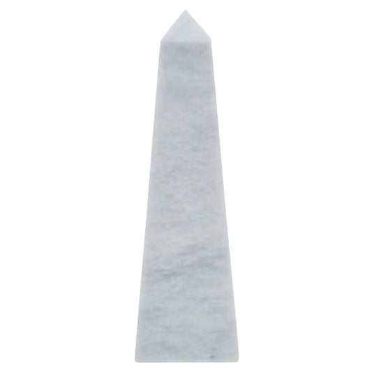 Salmo Small Marble Obelisk In White