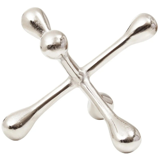 Prato Metal Jack Sculpture In Silver