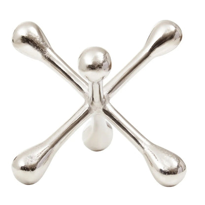 Prato Metal Jack Sculpture In Silver