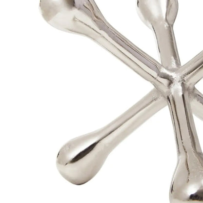 Prato Metal Jack Sculpture In Silver