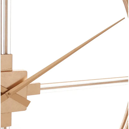 Beauly Acrylic And Metal Wall Clock In Gold