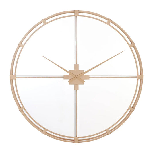 Beauly Acrylic And Metal Wall Clock In Gold