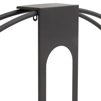Beauly Metal Dual Ring Wall Clock In Black
