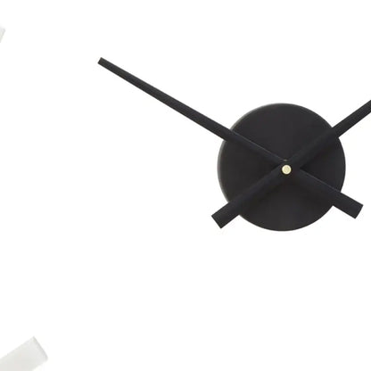 Beauly Round Metal Wall Clock In Black