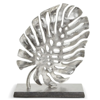 Prato Aluminium Leaf Sculpture In Silver