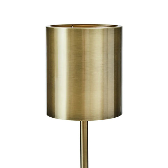 Palais Gold Metal Table Lamp With Black Marble Base