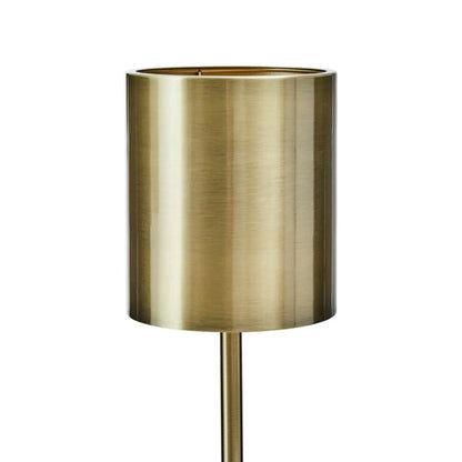 Palais Gold Metal Table Lamp With Black Marble Base