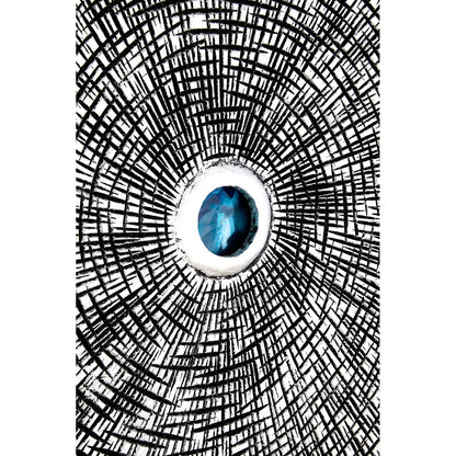 Modello Wooden Carving And Circle Wall Art In Black