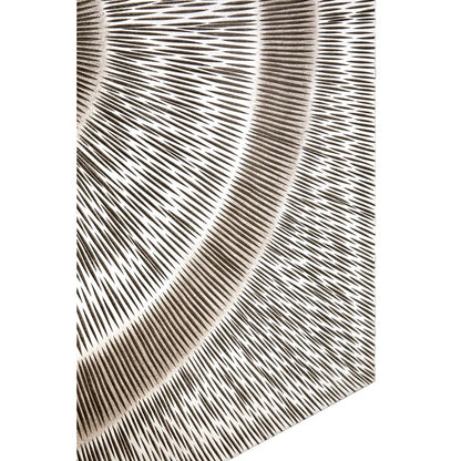 Modello Wooden Carving Wall Art In Silver