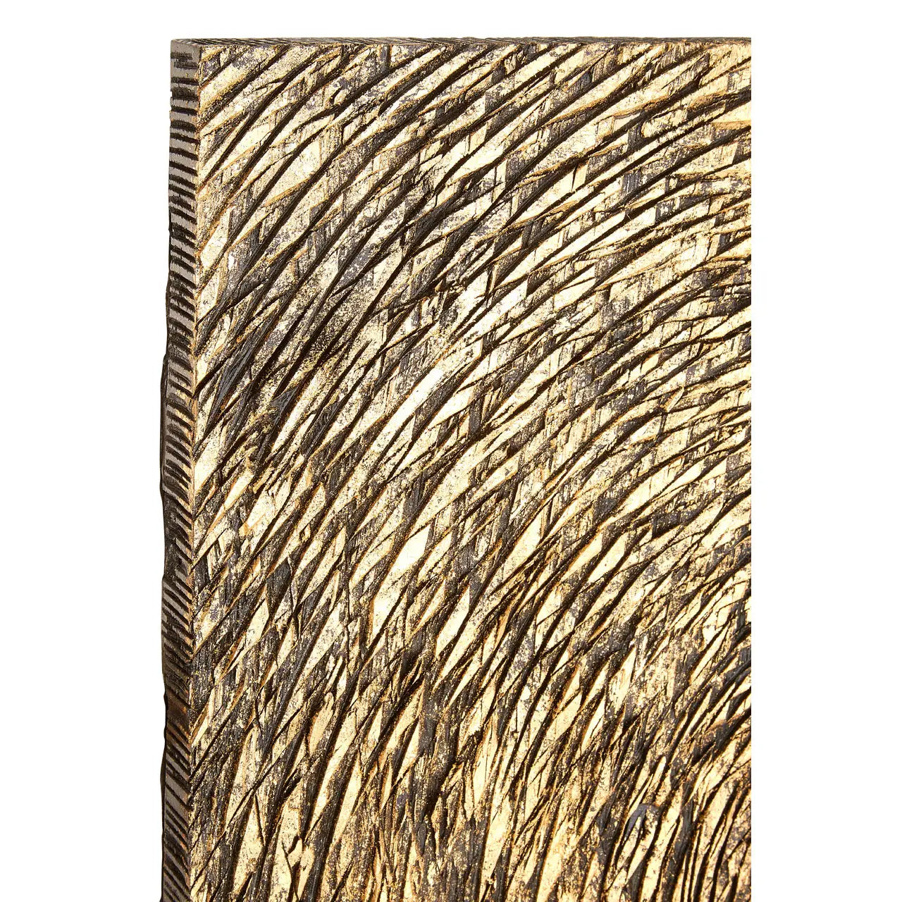 Modello Wood Carving Wall Art In Gold