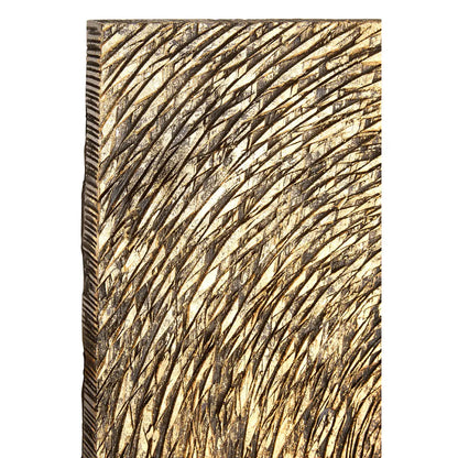 Modello Wood Carving Wall Art In Gold