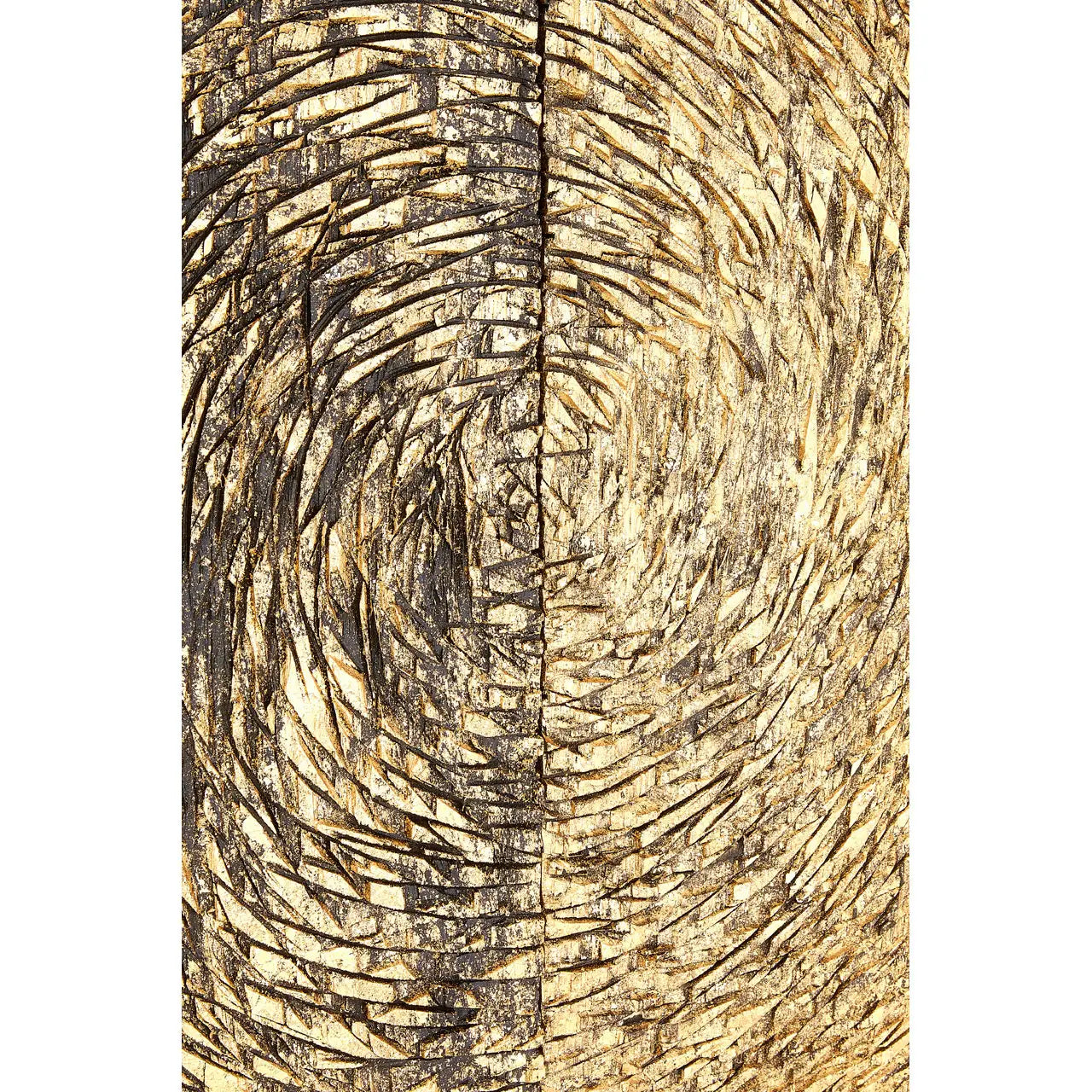 Modello Wood Carving Wall Art In Gold