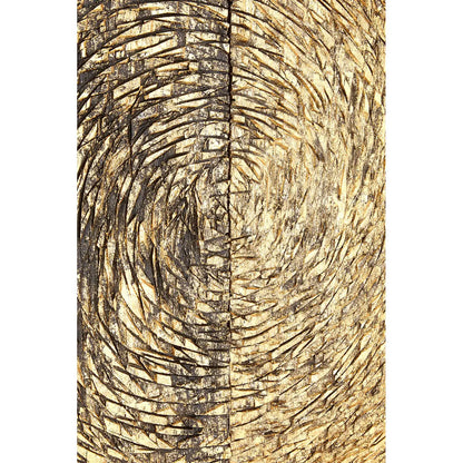 Modello Wood Carving Wall Art In Gold