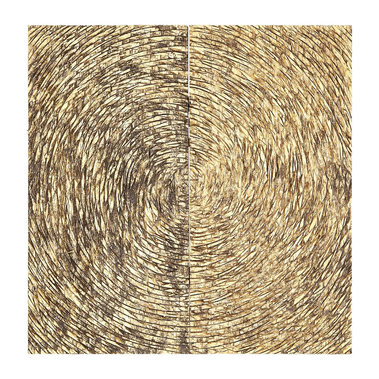 Modello Wood Carving Wall Art In Gold
