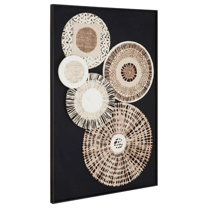 Modello Paper Design Wall Art In Natural And Black