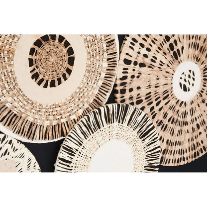 Modello Paper Design Wall Art In Natural And Black