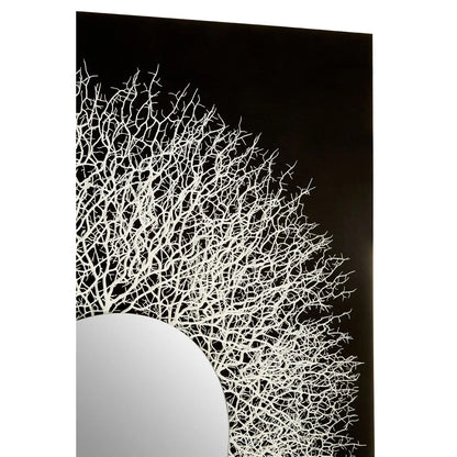 Modello Abstract Mirrored Wall Art In Silver