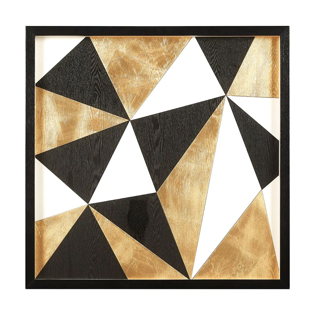 Modello Multi Geo Wall Art In Black And Gold